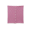 Front view of pink textured strapless bustier