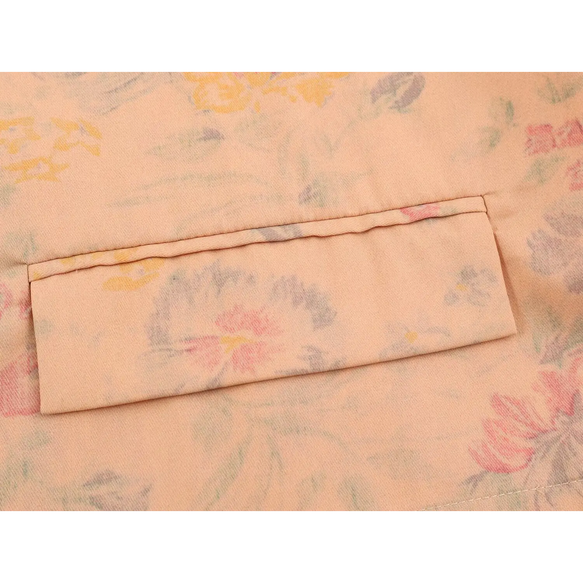 Close-up of lower flap pocket with flap