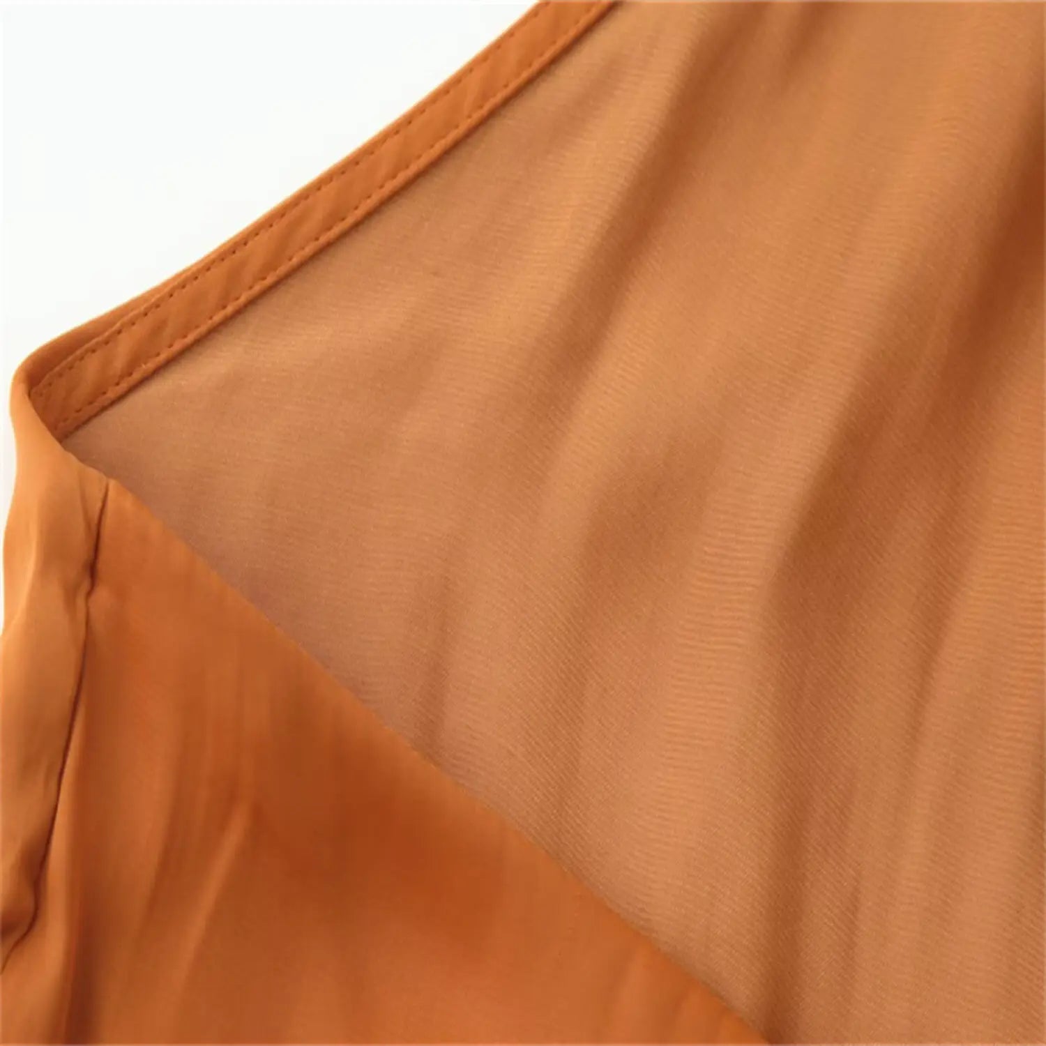 Side arm opening clean finished binding, separate solid inner lining