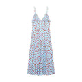  Invisible center back zipper construction detail on long slip dress