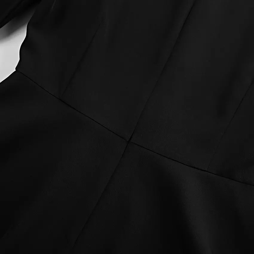 Close-up of waist seam