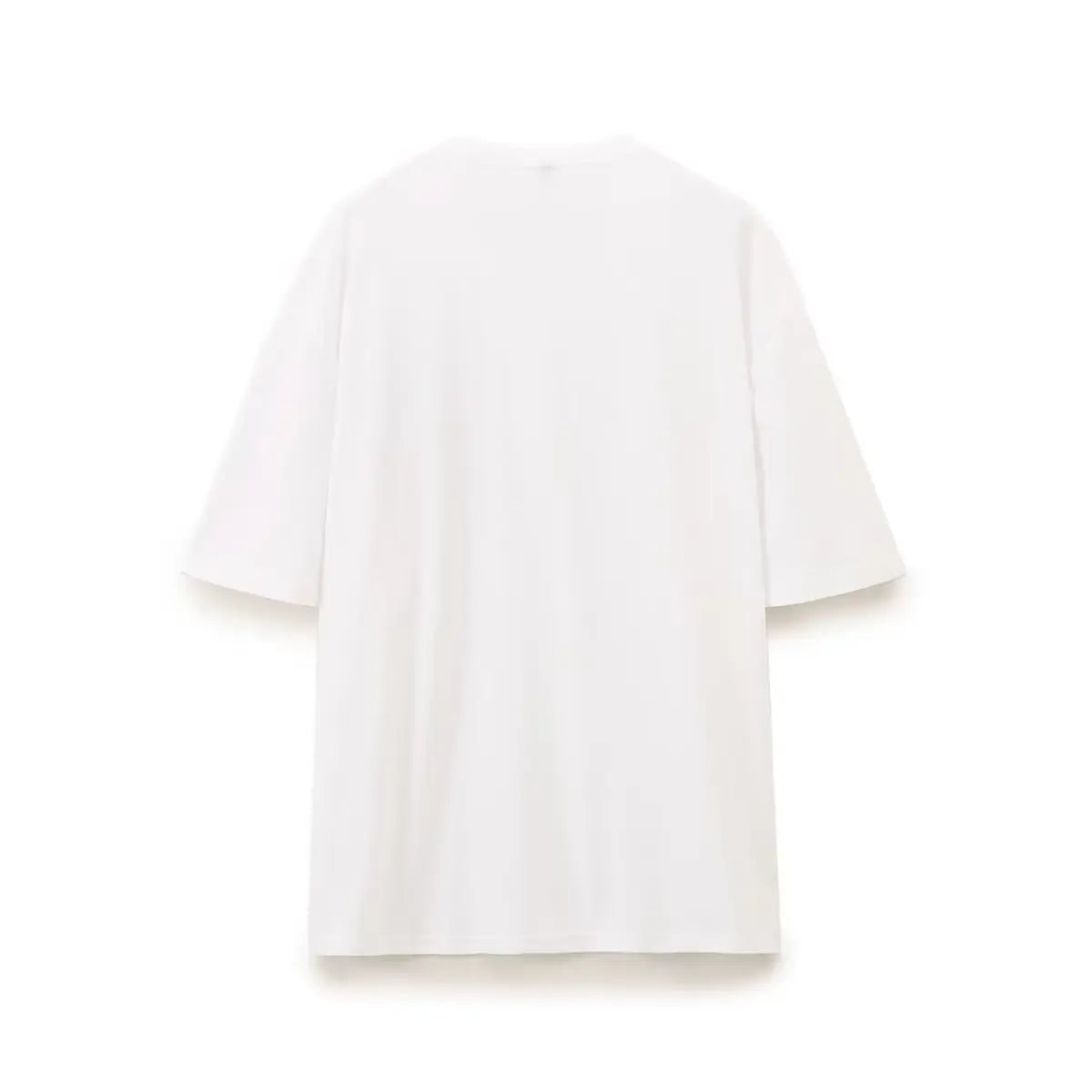 Neat double stitch finished bottom hem lightweight cotton jersey material