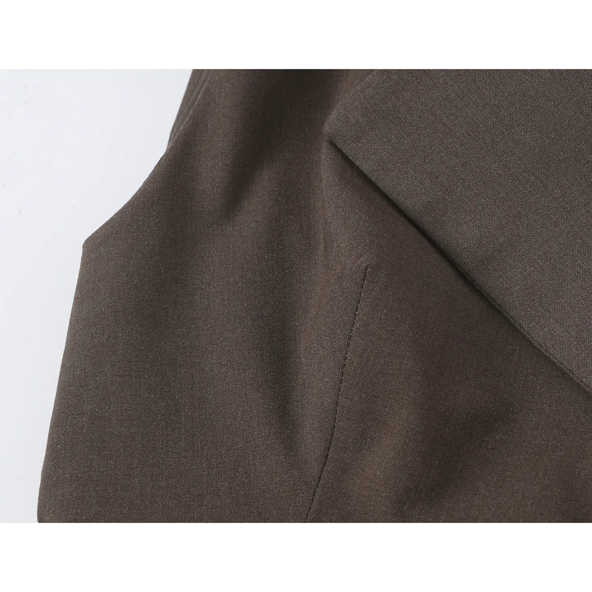 Close-up of sleeveless armhole stitching