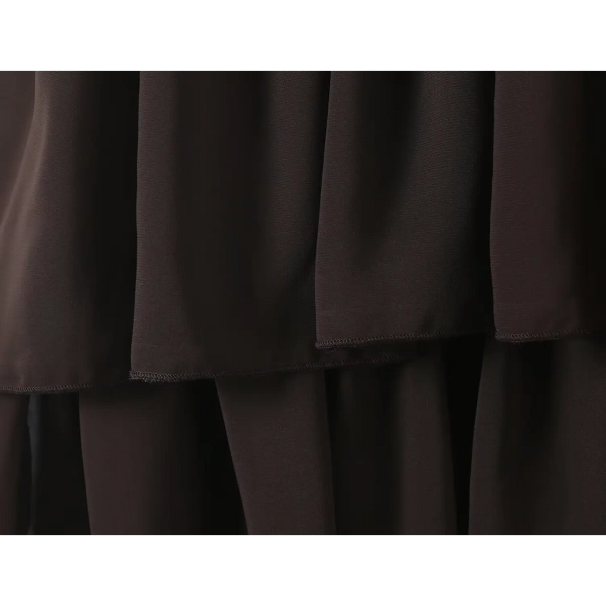 Close-up of ruffle layer detail