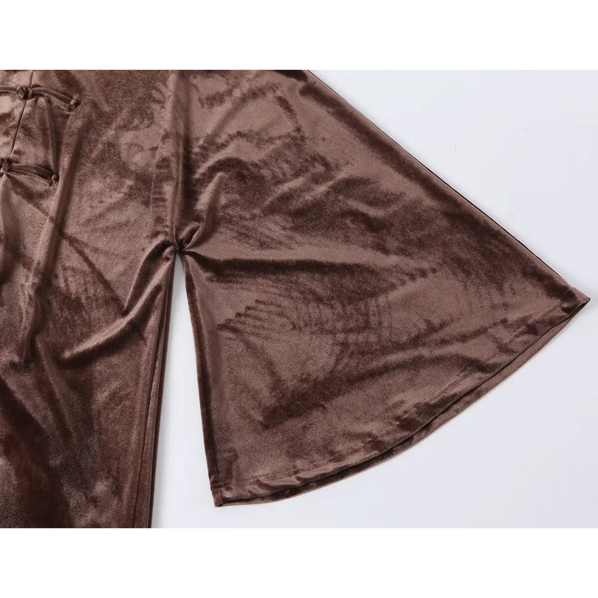 Close-up of wide sleeve cuff
