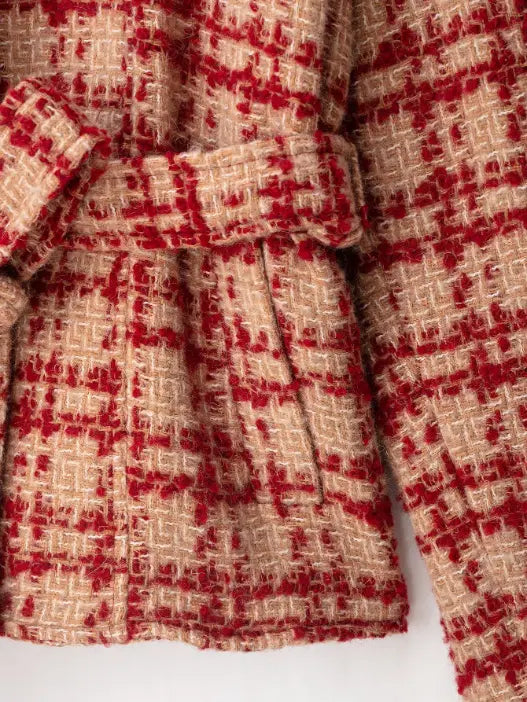 Close-up of side pocket and belt