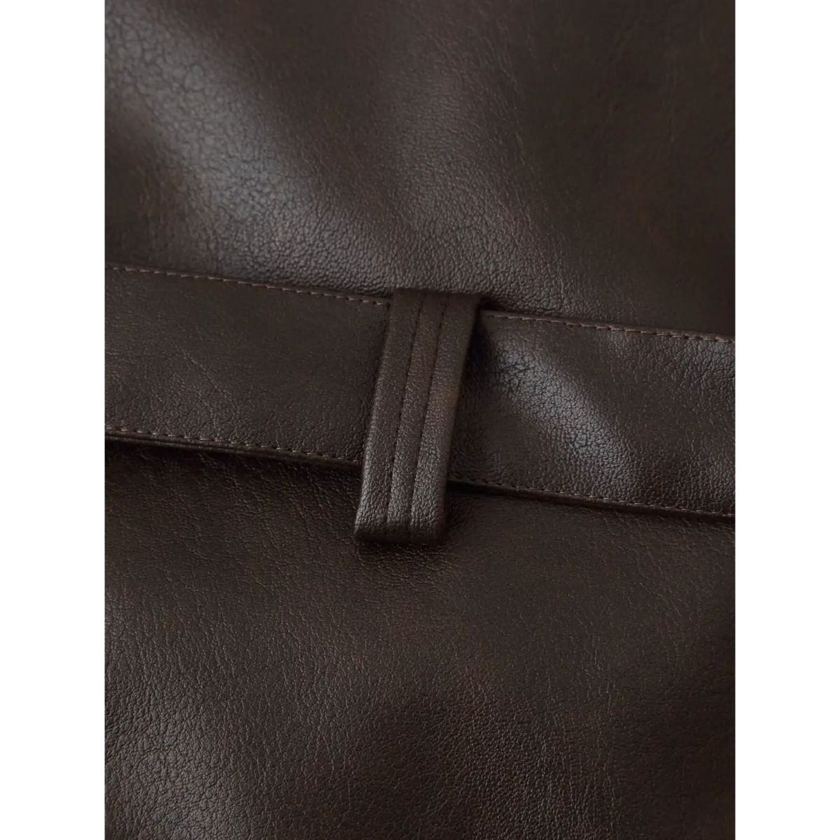 Close-up of back belt loop