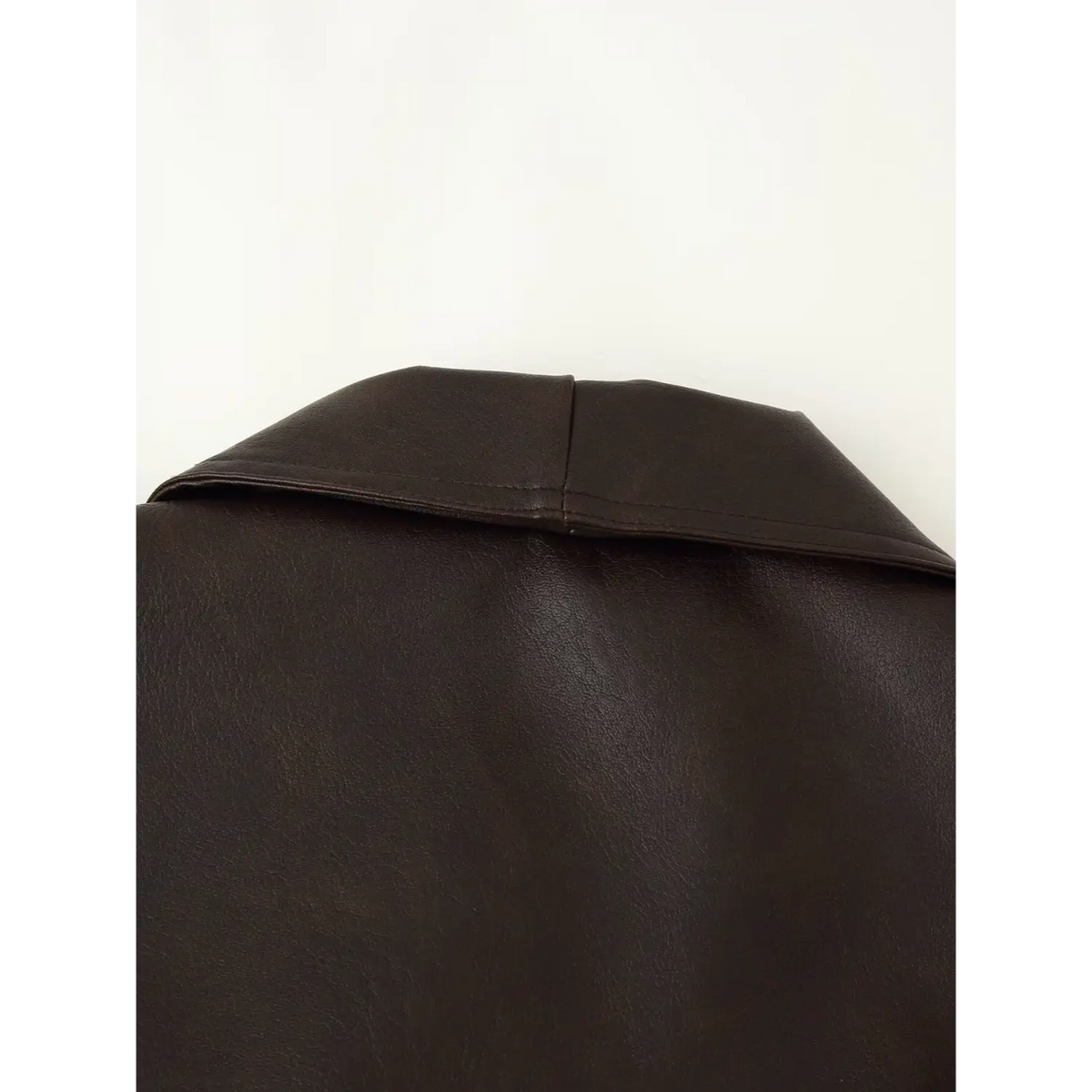 Close-up of back shawl lapel