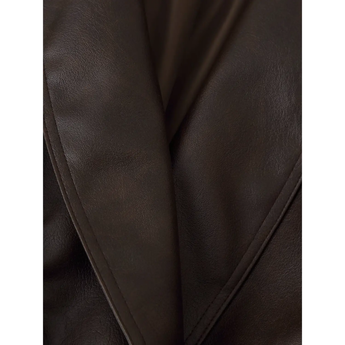Close-up of PU shell grain texture