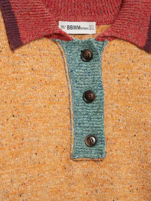 Macro close-up of wood buttons