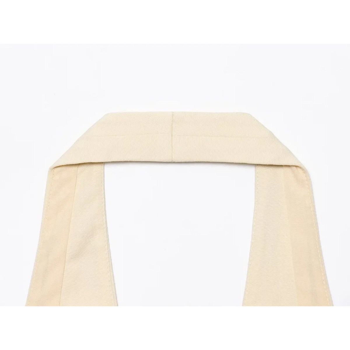 Close-up of halter neck strap inner seam