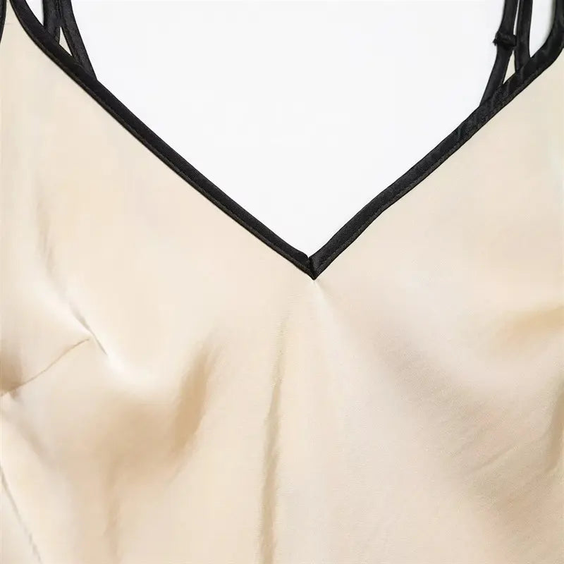 Front bust satin fabric macro shot, natural soft drape wrinkle texture, pearlescent cream luster, plain lightweight woven material
