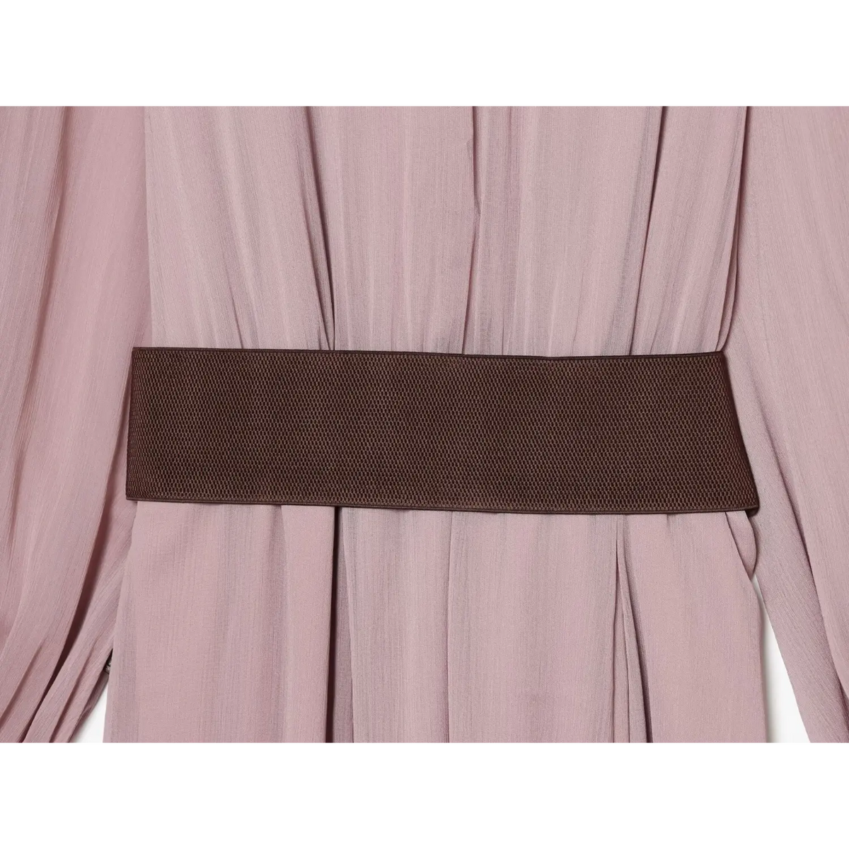 Close-up of back elasticated waistband