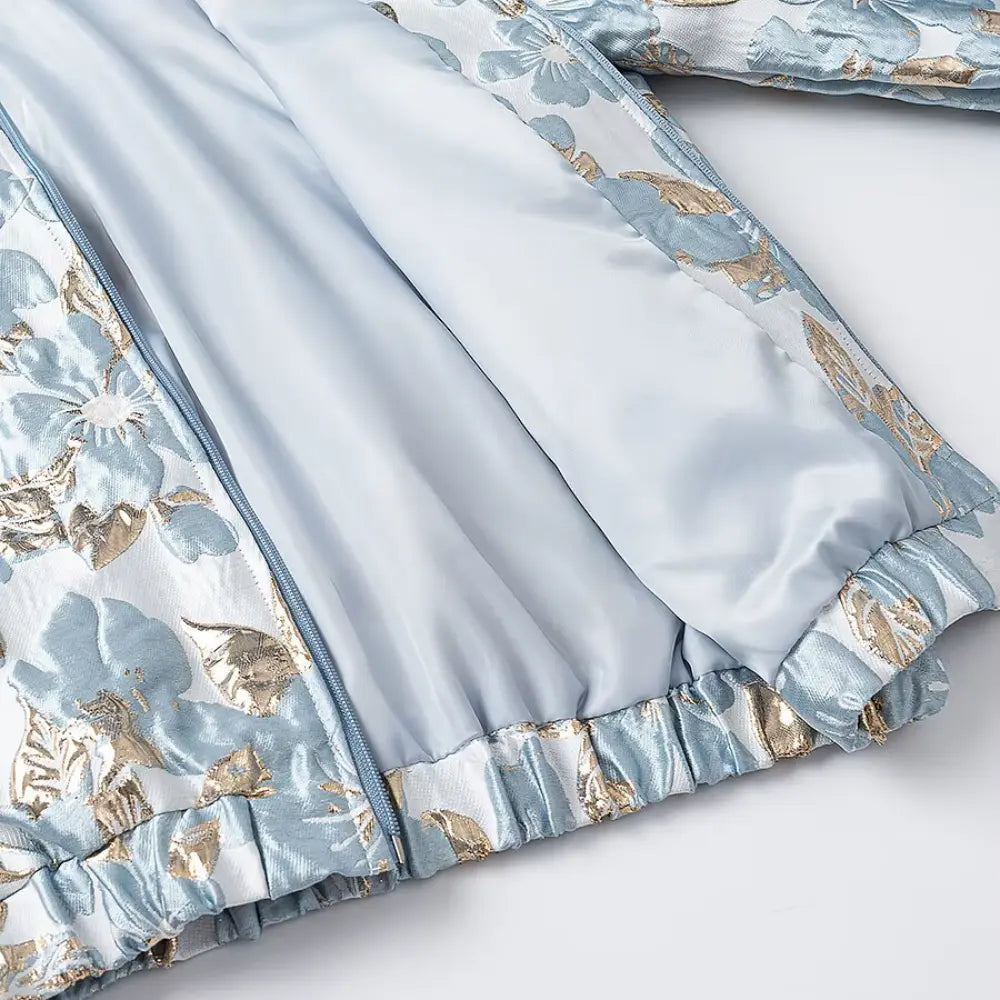 Close-up of smooth inner lining and elastic hem