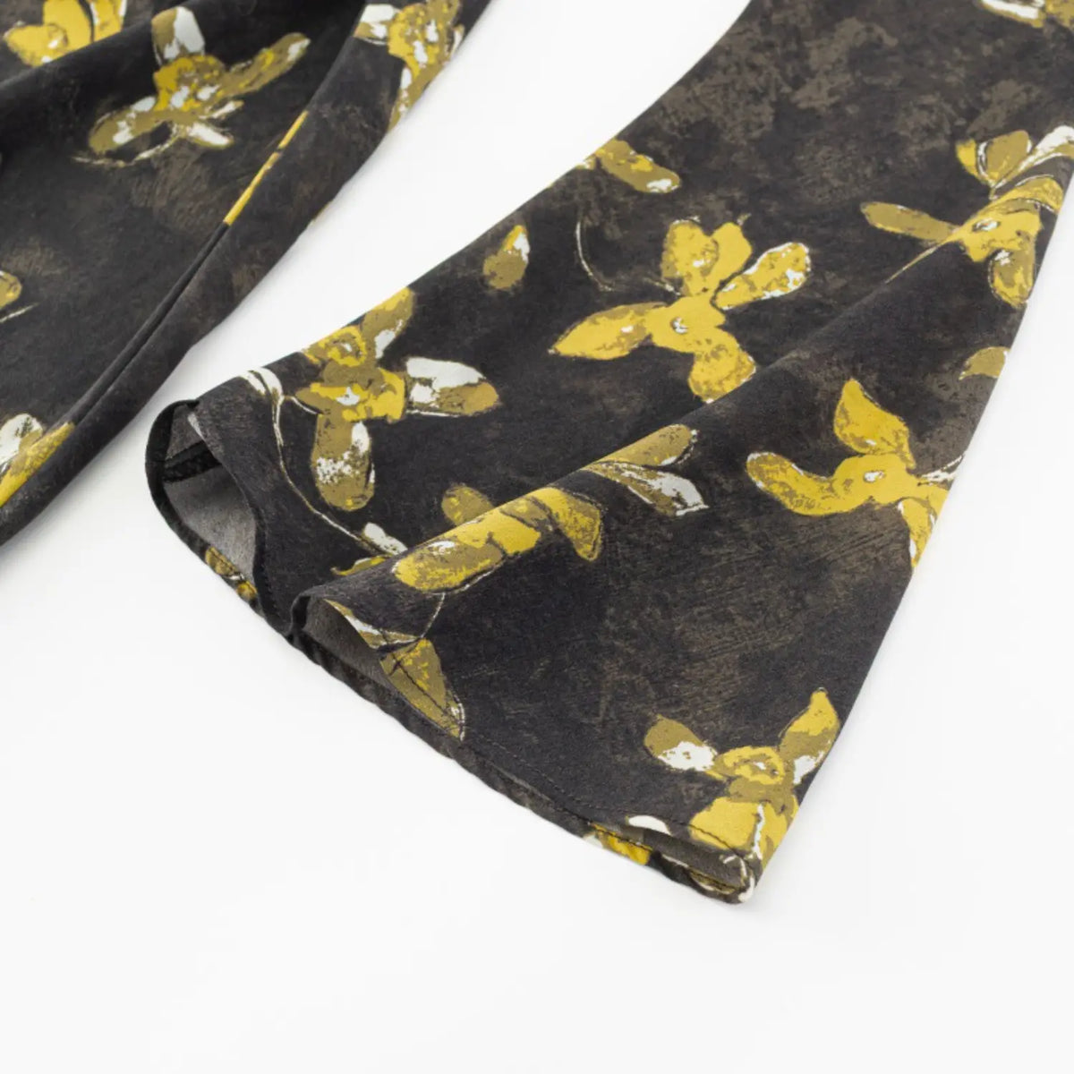 Close-up of bell sleeve cuff