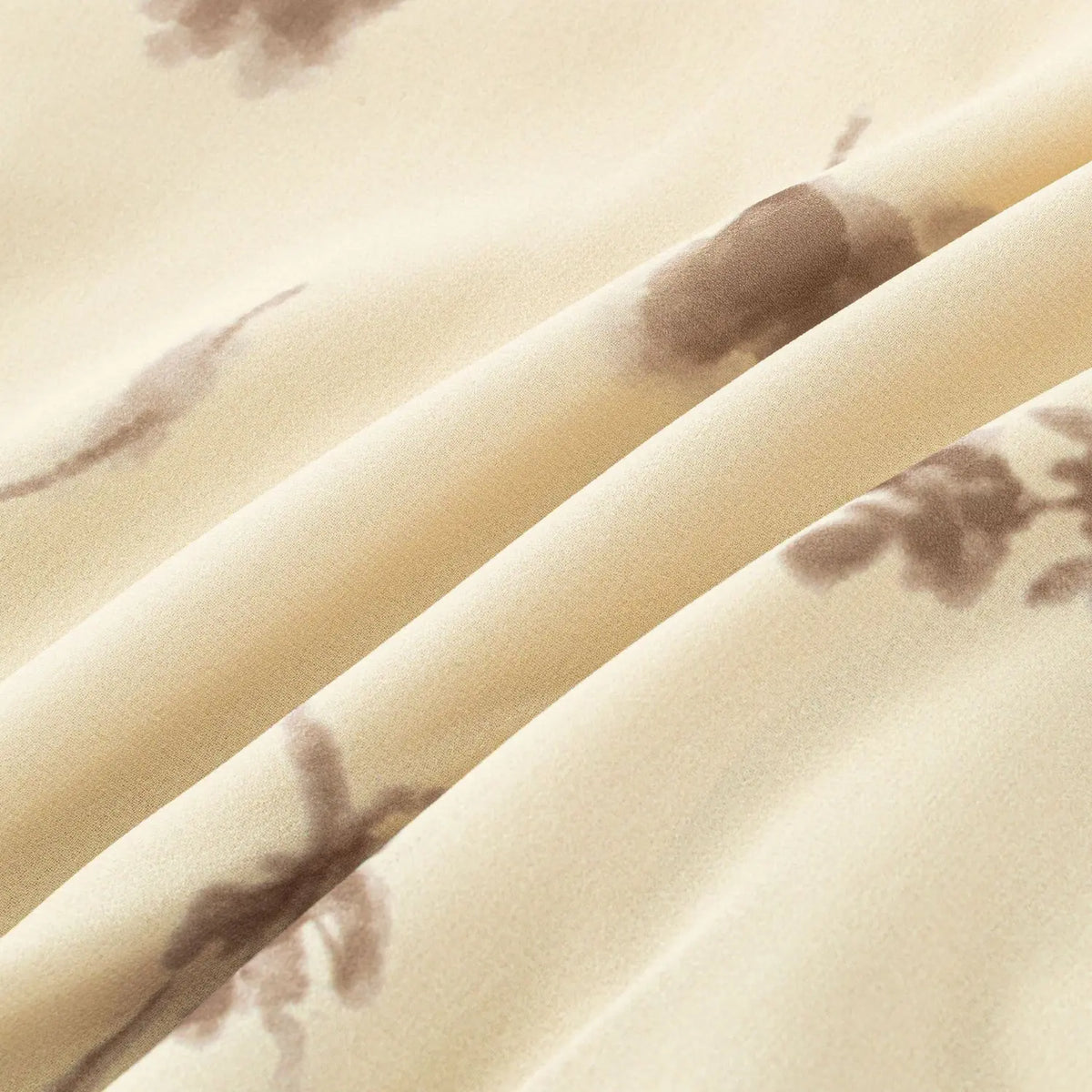 Close-up of floral print fabric texture