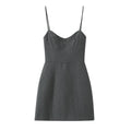Front view of the dress, highlighting the sculpted sweetheart neckline, princess seams, and A-line silhouette.
