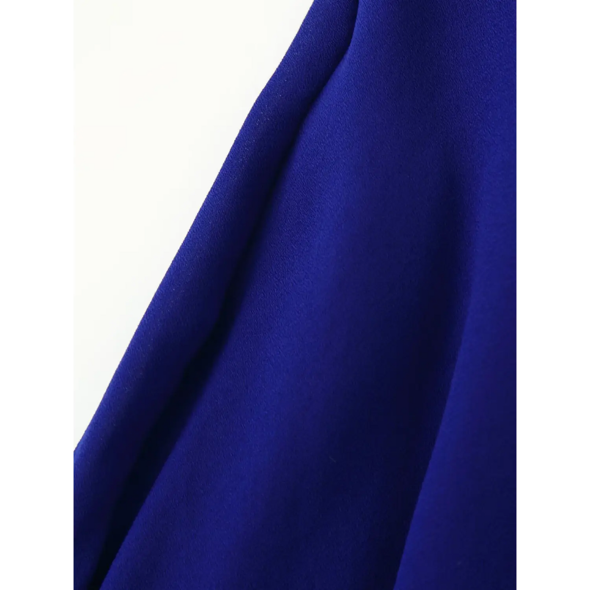 Close-up of slinky fabric drape