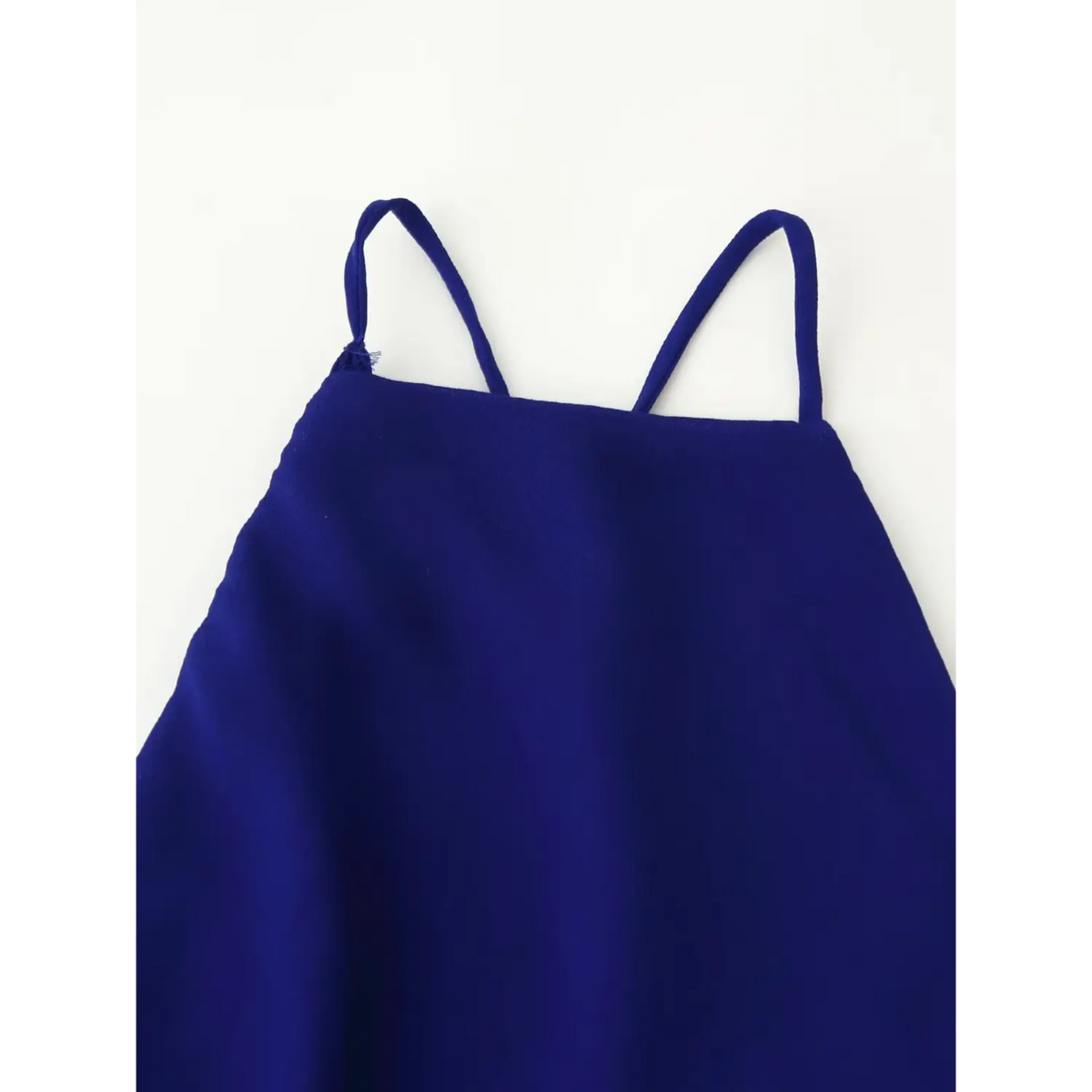 Close-up of halter neck strap