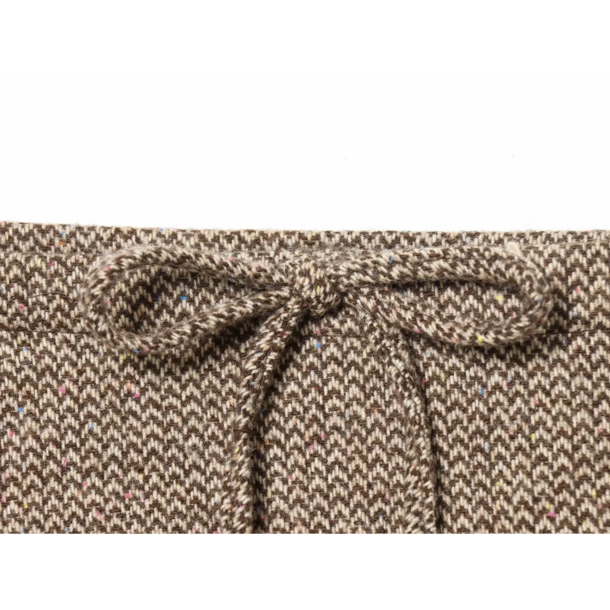 Close-up of tie bow detail