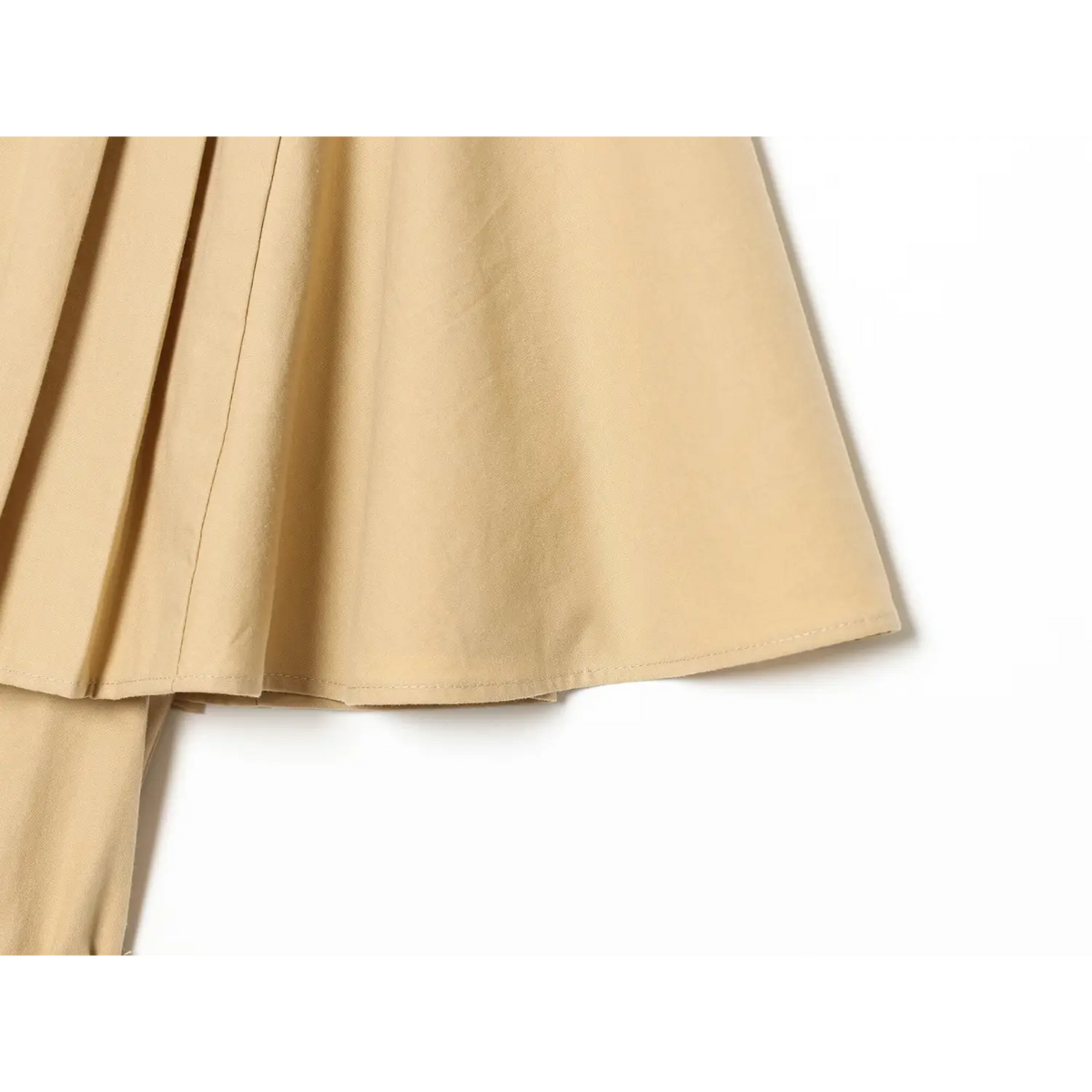 Close-up of skirt hem