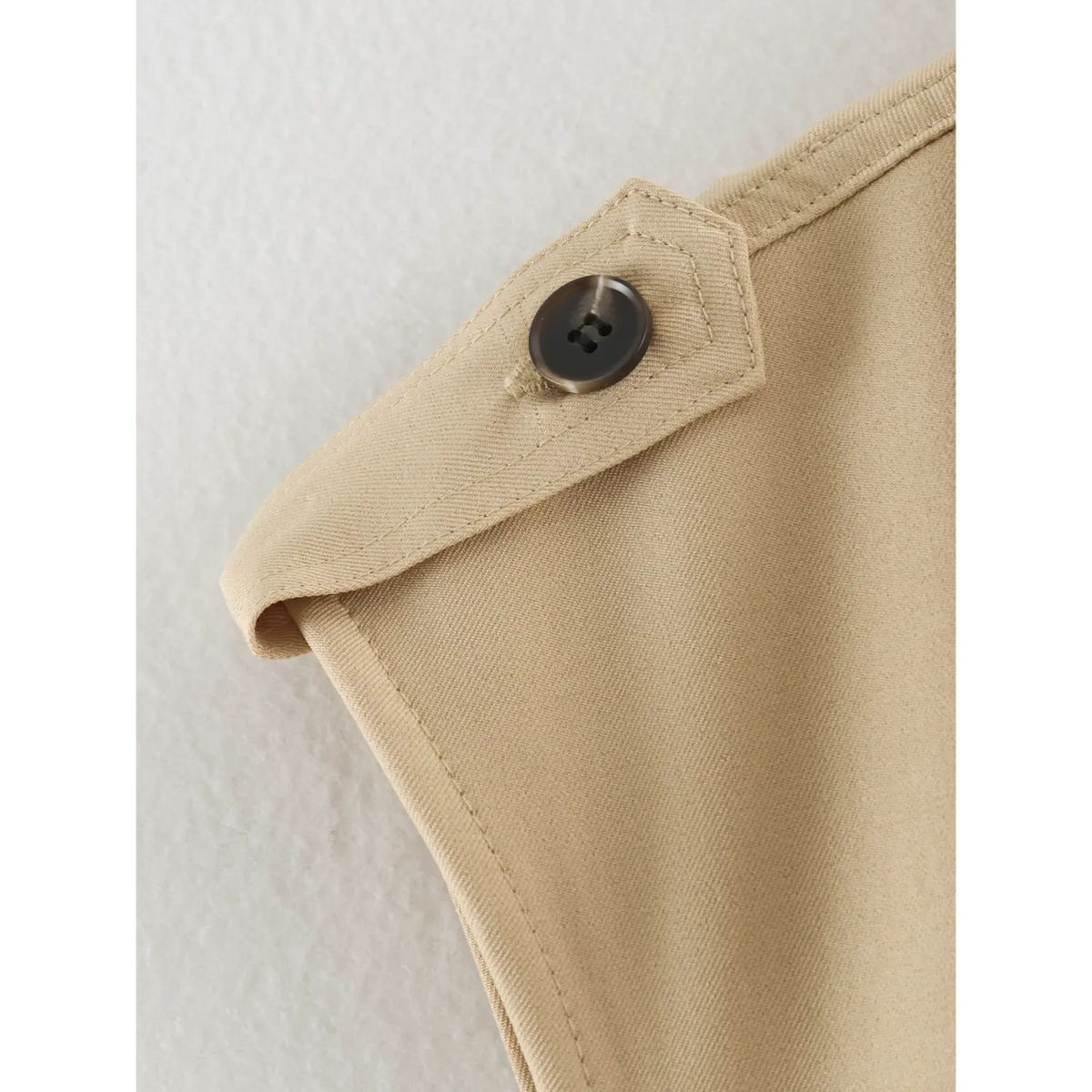 Close-up of epaulette button