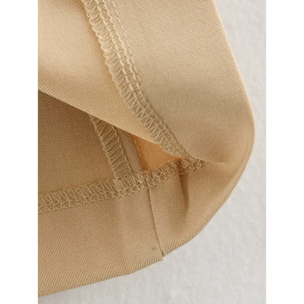 Close-up of lining and hem binding