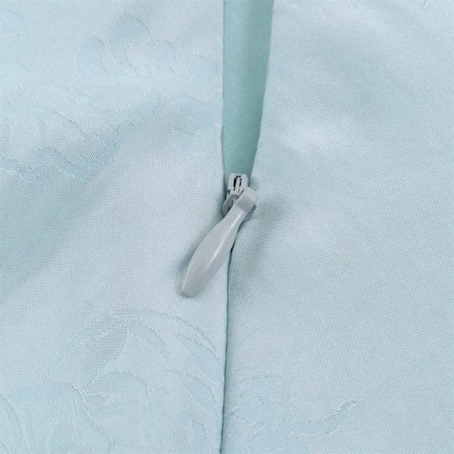 Close‑up of side invisible zipper detail