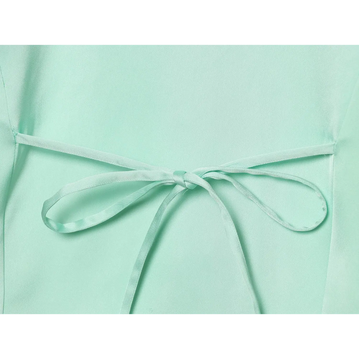 Close-up of back bow tie detail