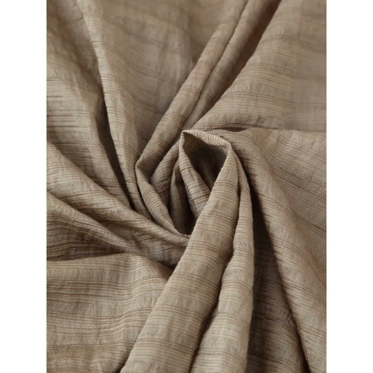 Close-up of textured woven fabric