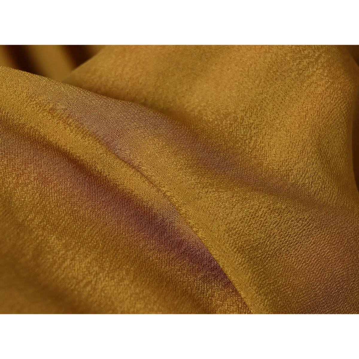 Close-up of crinkled chiffon fabric texture