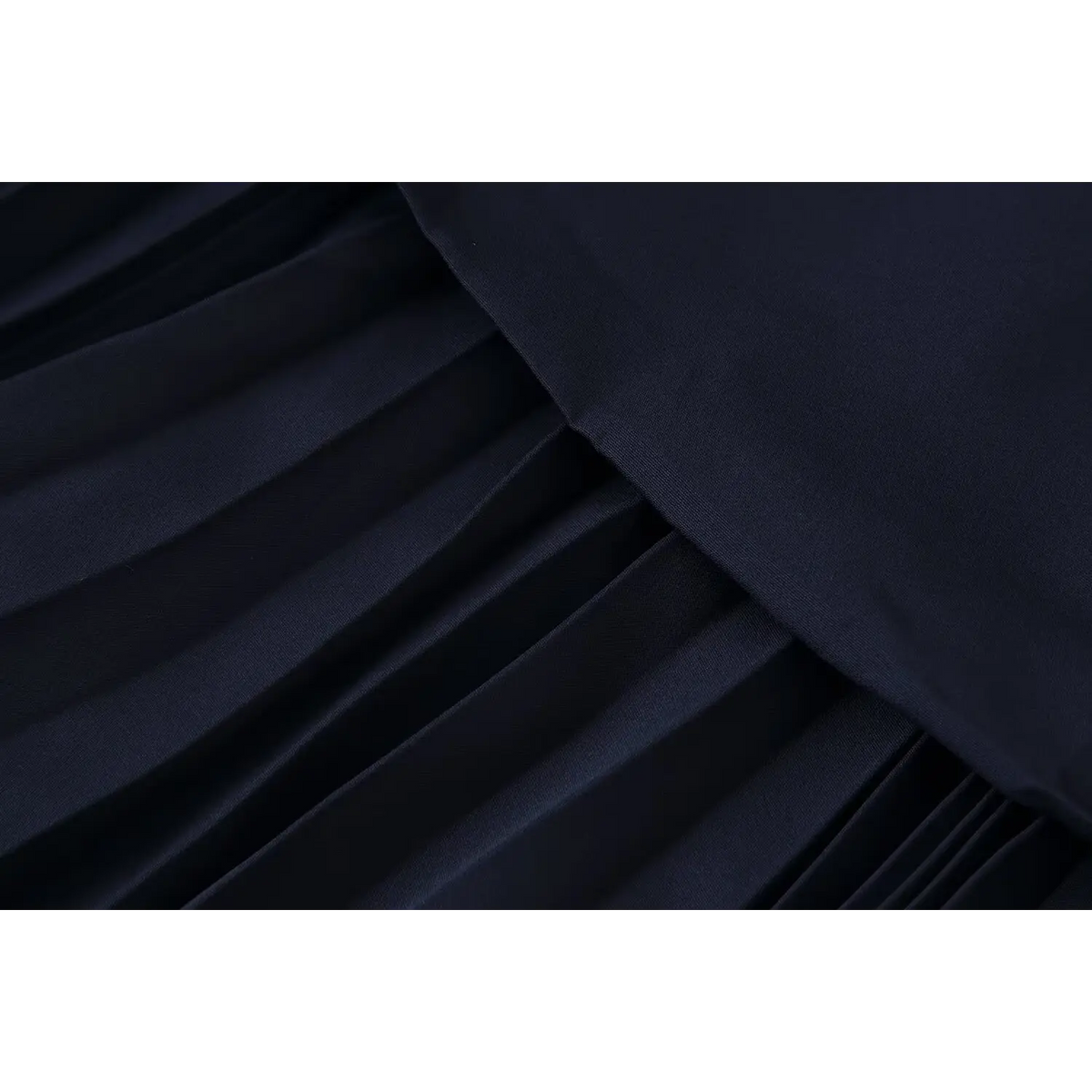 Close-up of pleated suiting fabric
