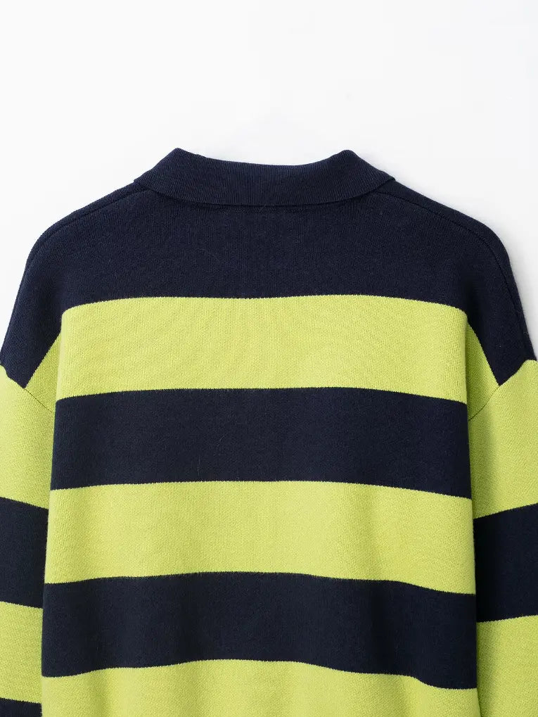 Close-up of back polo collar