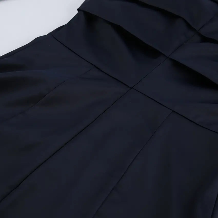 ose-up of skirt seam