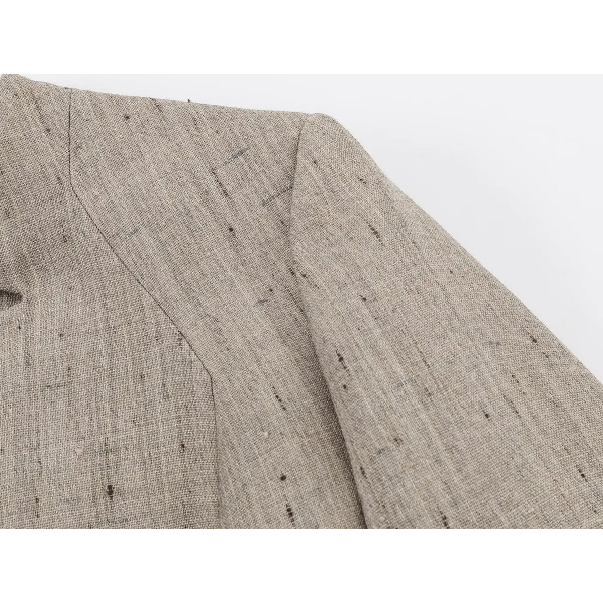 Close-up of shoulder seam and armhole