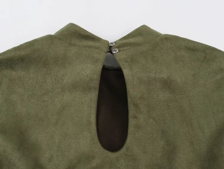 Close-up of back keyhole opening
