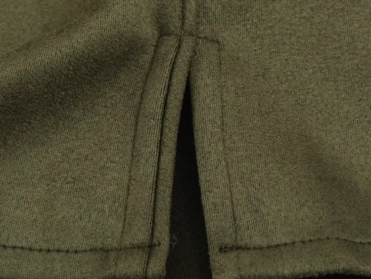 Close-up of back slit