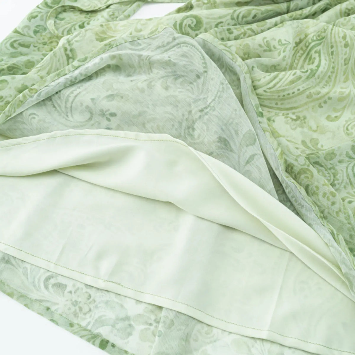 Close-up of lining fabric