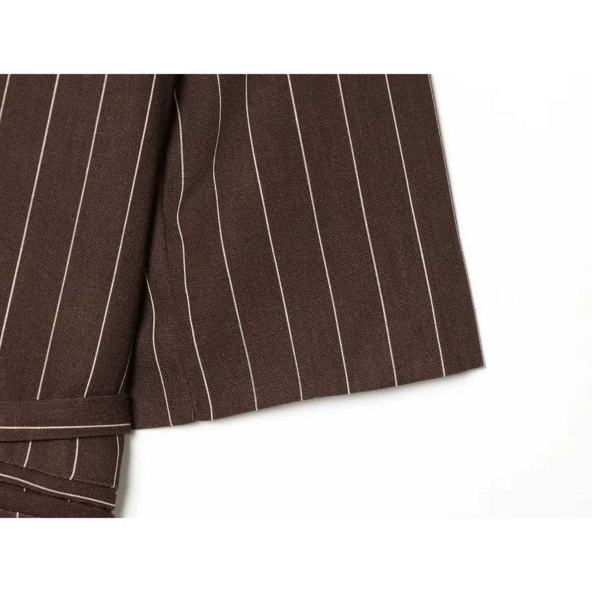 Close-up of hem and half sleeve cuff