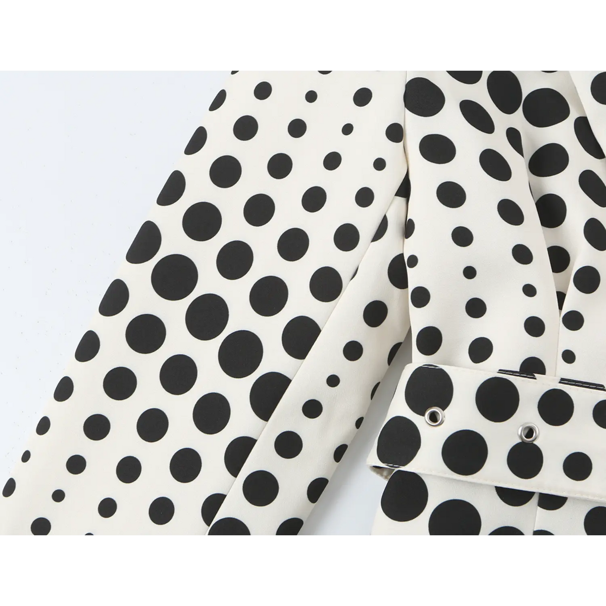 Close-up of sleeve and belt side detail