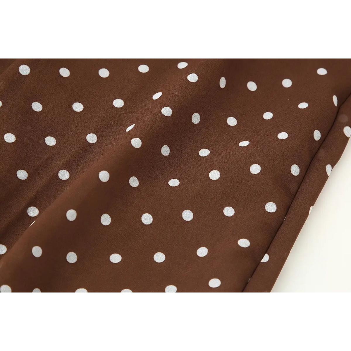 Close-up of side seam stitching