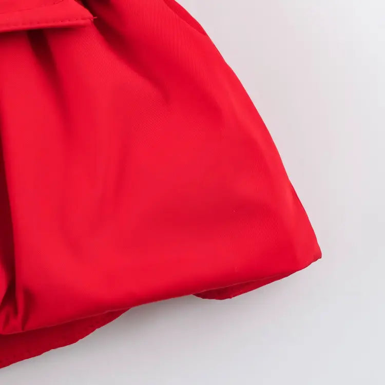 Close-up of jacket hem