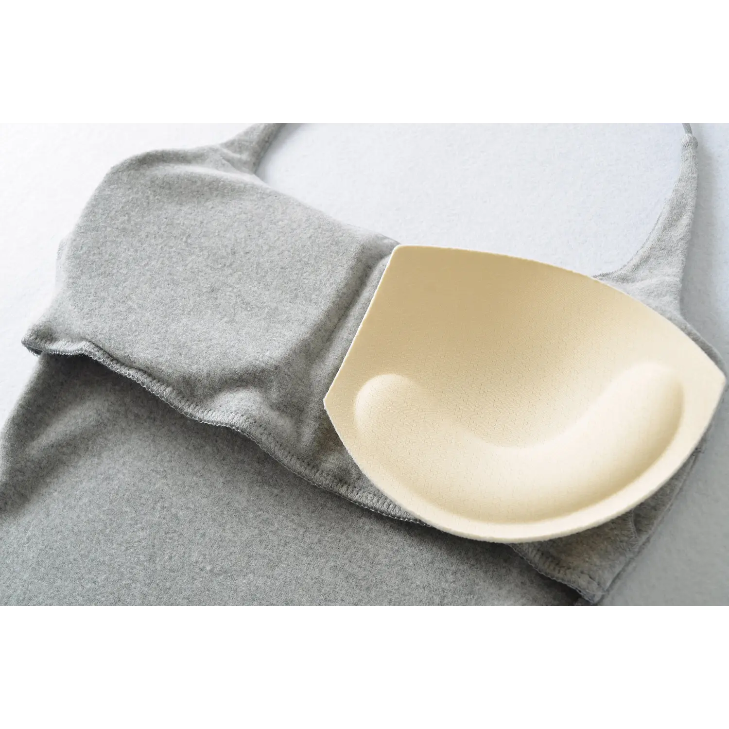 Removable breathable sponge bust pad flat shot, honeycomb breathable foam pad 3D support washable inner accessory shot