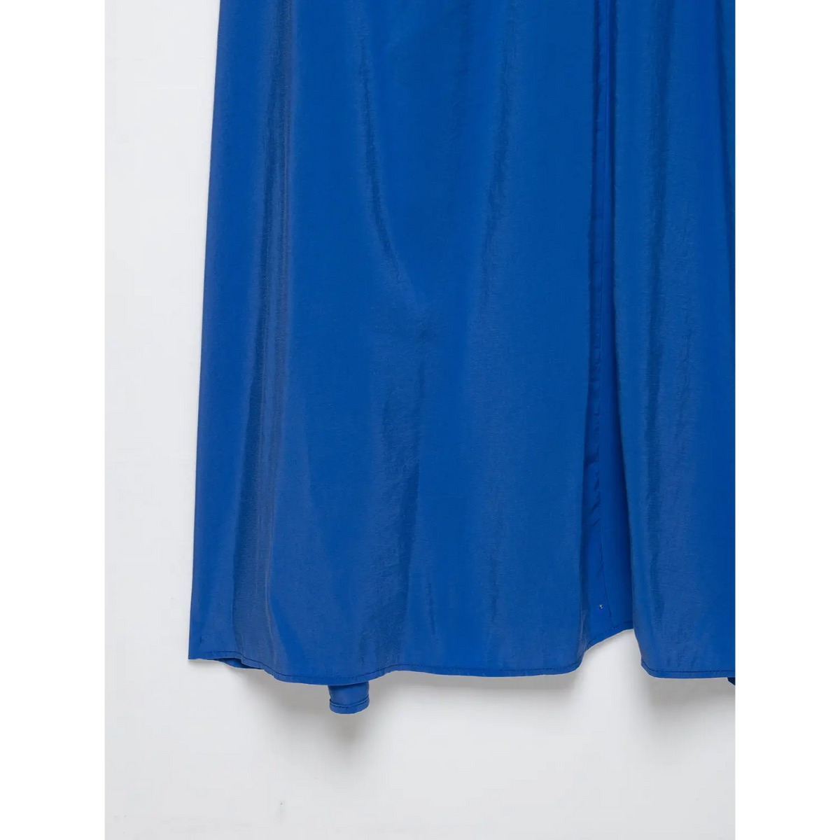 Partial shot of soft flowy skirt fabric texture