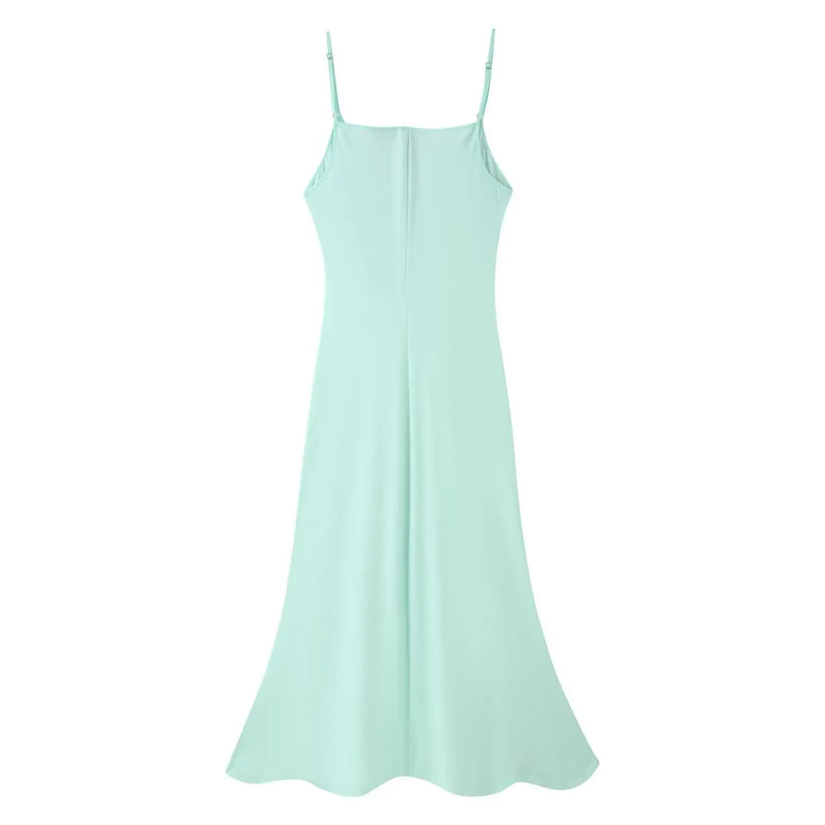 Back flat lay of slip dress