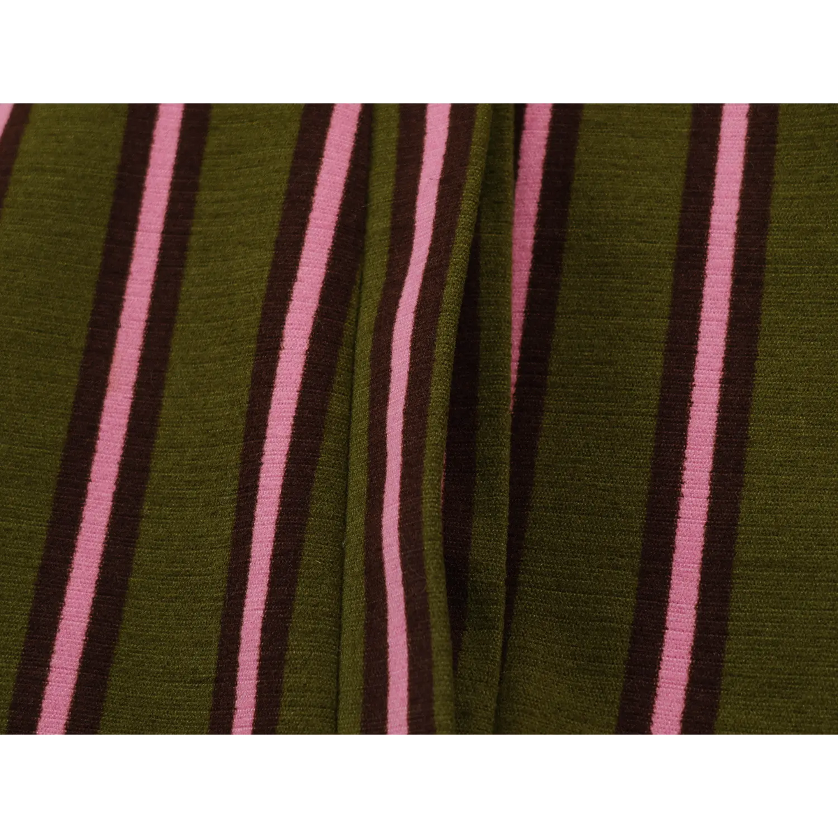 Close-up of vertical stripe fabric texture