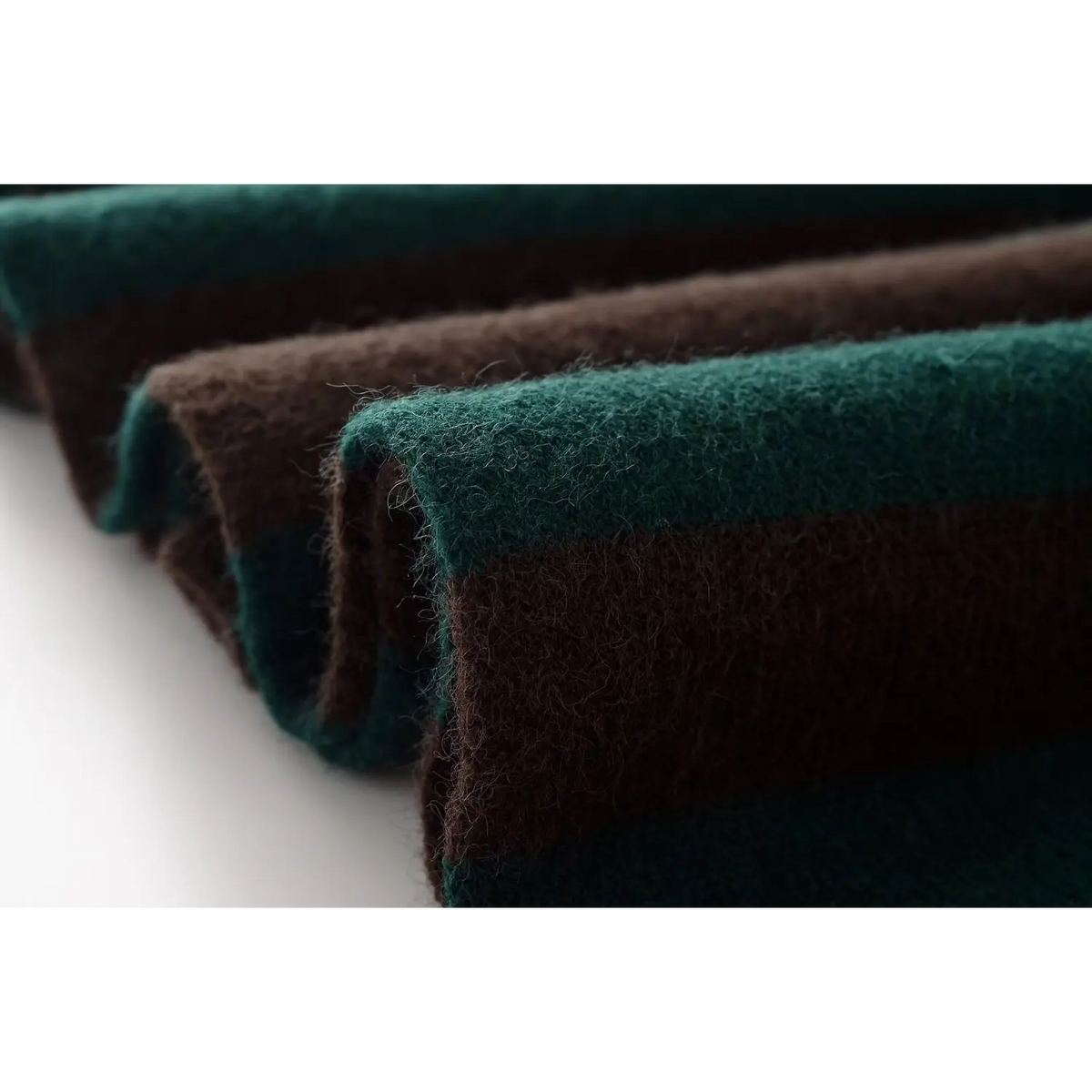 Close-up of fuzzy knit texture