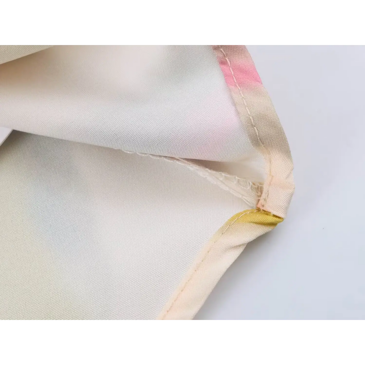 Close-up of skirt lining and seam