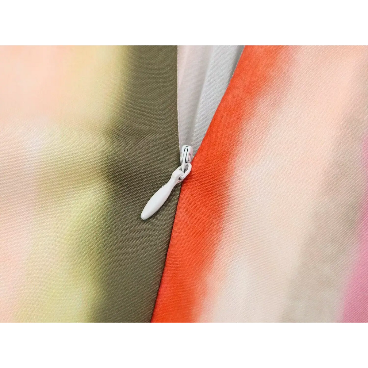 Close-up of zipper pull detail