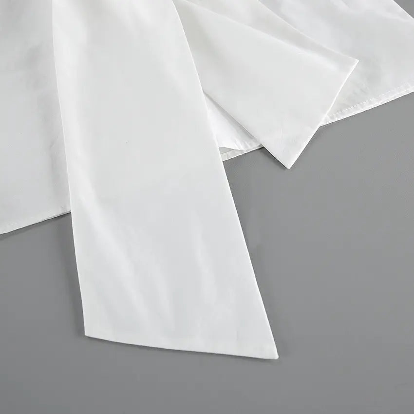 Close-up of bow pointed tails